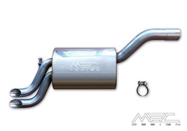 Mercedes Benz W124 E Class Sport Rear Muffler E500, 235kW   Mec Design - £960.64 GBP