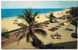 Treasure Island Florida Postcard Fabulous White Sand Beach Gulf of Mexico - $2.96