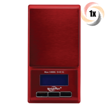 1x Scale WeighMax The Bling Scale Red LCD Digital Pocket Scale | 1000G - £16.60 GBP