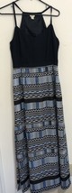 J. Crew Womens Blue Maxi Dress Printed Geometric Skirt Halter Strap Size... - £16.22 GBP