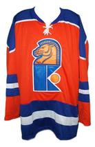 Any Name Number New Jersey Knights Retro Hockey Ferguson Orange Any Size image 4