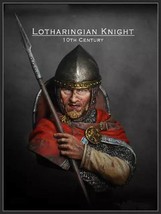 1/12 BUST Resin Model Kit Medieval Knight Noble Lotharingian Warrior Unpainted - £15.29 GBP
