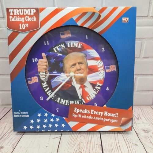 ASTV President Donald Trump Talking Clock! Let's Make America Great Again! NEW