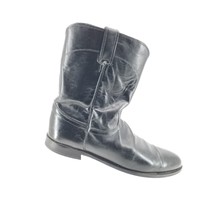 JUSTIN Men&#39;s Roper 3133 Western Boots Black Cowboy Workwear Western Size... - £33.31 GBP