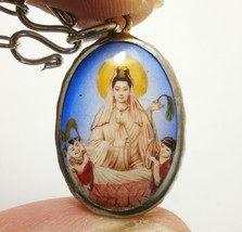 Guan Yin Quan Im Goddess of mercy blessed 1980s Bodhisattva Chinese Guanyin Quan - £28.34 GBP
