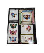 Dale Burdett Wannabee Bears Butterflies Cross Stitch Pattern Book DB-N013 - $13.46