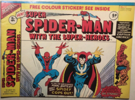 SUPER SPIDER-MAN WITH THE SUPER-HEROES #161 (1976) Marvel Comics UK VG+/... - $19.79