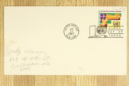 Vintage Postal History Cover #164 US FDC United Nations 1967 New York Cancel - £7.02 GBP