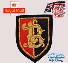 Bullion Patch Gold Embroidered with Red Blazer Coat, Jacket And Uniforms. - $18.94