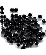 RHINESTUDS Faceted Metal 4mm Hot Fix   BLACK  iron on   2 Gross  288 Pieces - $130.53 MXN