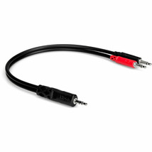 Hosa - YMM-152 - Stereo 3.5mm Male TRS to Two 3.5mm Male TS Y-Cable - 12... - £11.68 GBP