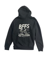 Barstool Sports Hoodie Mens Extra Large Black BFFS Skeletons Dave Portno... - $67.68 CAD