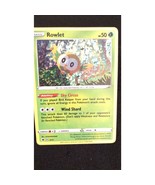 2022 Pokemon TCG 50HP Basic 2/15 McDonalds Card Rowlet Holo Foil - £2.33 GBP