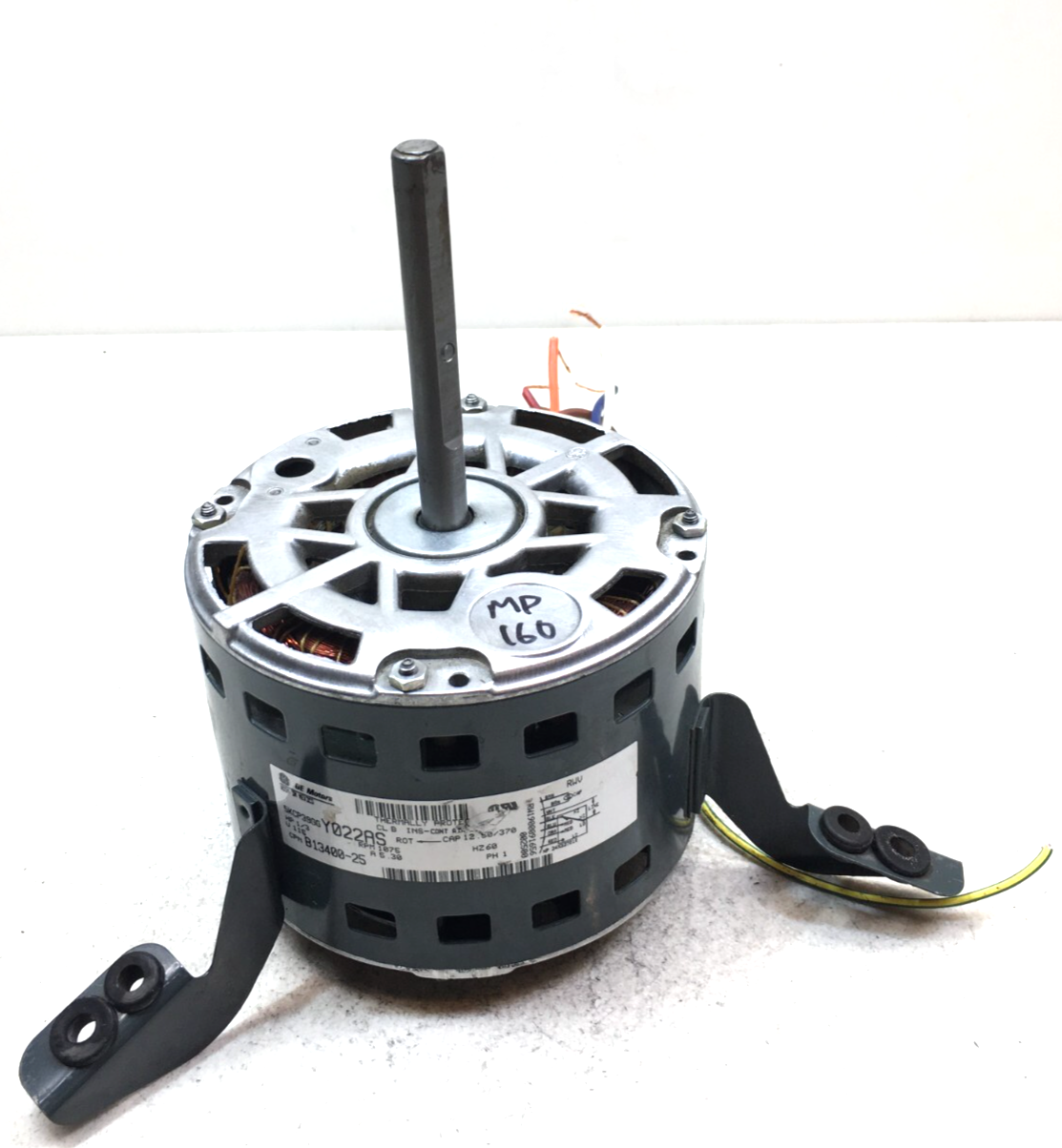 GE 5KCP39GGY022AS Blower Motor B1340025 1/3HP 1075RPM 115V 1PH used #MP160 - $115.00