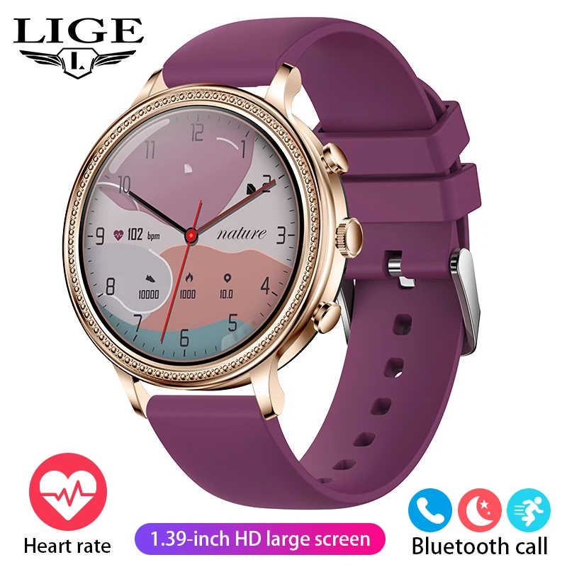 Luxury Smart Watches For Women Bluetooth Call Connected Phone Women Watc... - £57.85 GBP