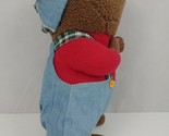 Hallmark Beaver Wearing Red Shirt With Suspender Pants &amp; A Hat 12&quot; Plush - $12.60