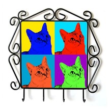 Singapura cat- clothes hanger with an image of a cat. Collection. Andy Warhol - $19.99