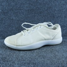 Ryka Blutcher Twill Women Sneaker Shoes White Fabric Lace Up Size 9.5 Wide - £19.46 GBP