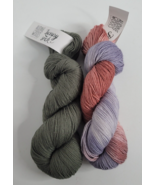 Audine Wools Luxury &amp; Alpaca Sock Yarn 2 Skein Lot Knitcrate Superwash M... - £23.61 GBP