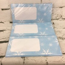 Michael’s Winter Snowflake Christmas Envelopes Lot Of 3 Sealed 12Packs - £9.47 GBP