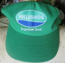 Hilleshog Sugarbeet Seeds Hat Vintage Trucker Cap advertising logo - $9.49