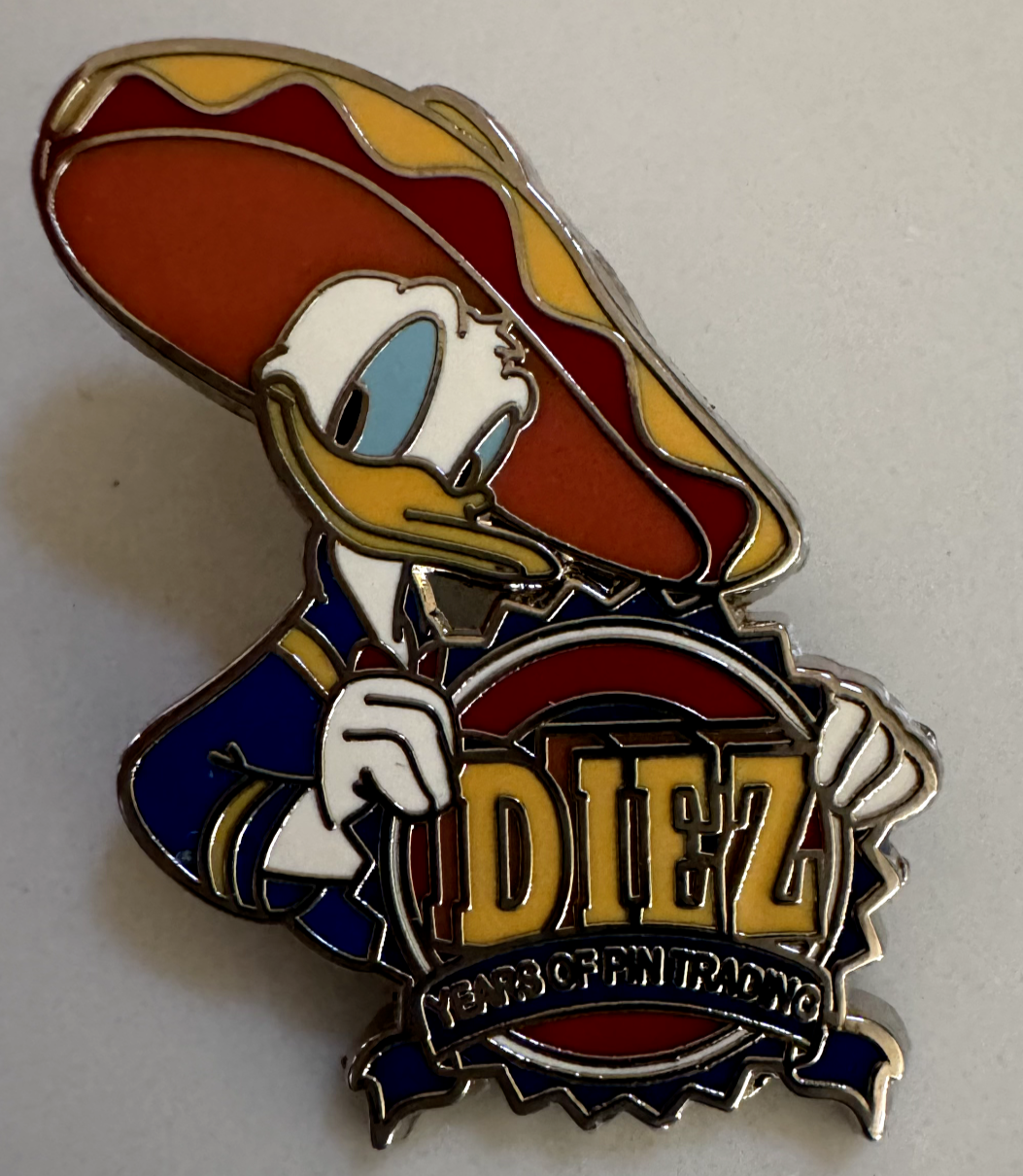 Disney 73017 WDW 10th Pin Trading Anniversary Promotion Donald Duck ...