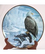 WINTER IN THE VALLEY Plate Seasons Of The Bald Eagle By John Pitcher 199... - $15.52