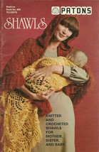 Patons Beehive Shawls Pattern Book 405 Crochet Knit - $6.99