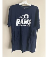 LOS ANGELES RAMS FOOTBALL T-SHIRT XL NFL TEAM APPAREL RING SPUN SOFT NWT - £18.53 GBP