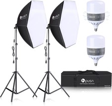 2X76X76Cm Hpusn Softbox Lighting Kit For Portrait And Product Photograph... - £112.13 GBP