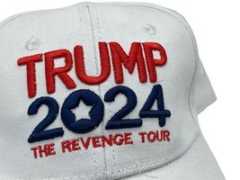 Donald Trump 2024 The Revenge Tour Baseball Cap Red White Blue American - £8.71 GBP