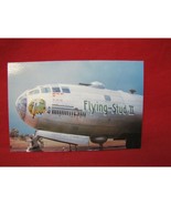 Vintage Boeing B-29 Super Fortress &quot;Flying Stud II&quot; Plane Postcard #62 - £19.46 GBP