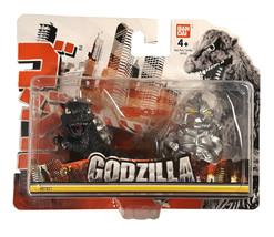 Chibi Godzilla &amp; Mechagodzilla Mini Figure 2-Pack New in Package - £13.98 GBP