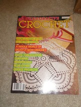 Vintage November 1988 Decorative Crochet Magazine - $15.84