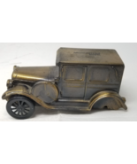 Mercantile Bank St. Louis Car Large Gold Metal Missing Axle As Is Vintage - £14.99 GBP