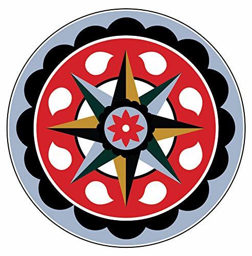 Pennsylvania Dutch Hex Sign Wall Decal - Design 8 - $3.00