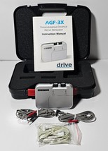 Drive AGF-3X TENS Unit 2 Channel Electrode Pain Relief Nerve Stimulator Tested - £11.16 GBP