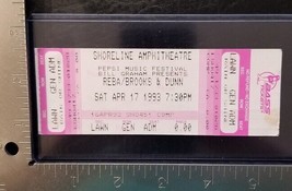 REBA McENTIRE / BROOKS &amp; DUNN - VINTAGE APR 17 1993 UNUSED WHOLE CONCERT... - $15.00