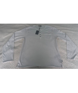 John Varvatos Men&#39;s T-Shirt Ivory Henley Long Sleeve Vintage Wash Size L... - $926.68 MXN