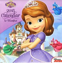 Sofia The First - Disney Junior - 2015 12 Month Wall Calendar 10x10 - £7.85 GBP