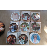 9 Collector Plates Princess Diana - King &amp; I - Gone with the Wind Boxed ... - $12.47 CAD