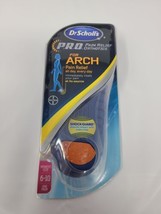 Dr. Scholl&#39;s Pro Arch Pain Relief Women&#39;s Size 6-10 Insoles With Shock Guard - £14.77 GBP