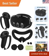 Silicone Cover Set for Meta Oculus Quest 3 - Full Protection &amp; Comfort - $40.50