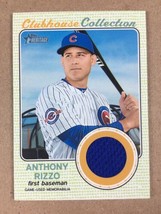 2017 Topps Heritage Clubhouse Collection Relic Anthony Rizzo Game Used #CCR-ARI - £7.20 GBP