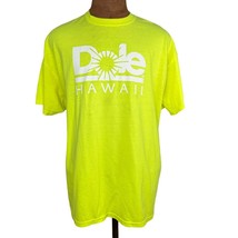 Dole Hawaii Vintage Y2K Pineapple Shirt Yellow Original Rare sz XL - $42.07