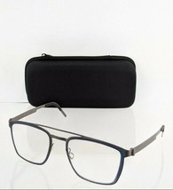 Brand New Authentic LINDBERG Eyeglasses 9723 Frame Color Blue Grey 52mm 9723 - £310.67 GBP