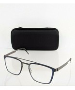 Brand New Authentic LINDBERG Eyeglasses 9723 Frame Color Blue Grey 52mm 9723 - $395.99