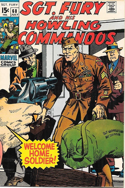 Primary image for Sgt. Fury and His Howling Commandos Comic Book #68 Marvel 1969 VERY FINE-
