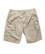 Lee&#39;s Shorts Dungarees Cargo Men&#39;s 32 Flat Front Tan Beach Lightweight - $143.65 MXN