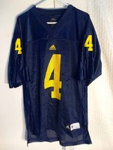 Adidas NCAA Jersey Michigan Wolverines #4 Navy sz L - £8.54 GBP